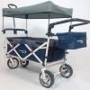 Active Outdoor Bolderkar Blauw Incl. Zonnedak, Extra Bagagetas En Extension.