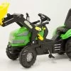 RollyX-Trac Groen Met Voorlader Traptractor