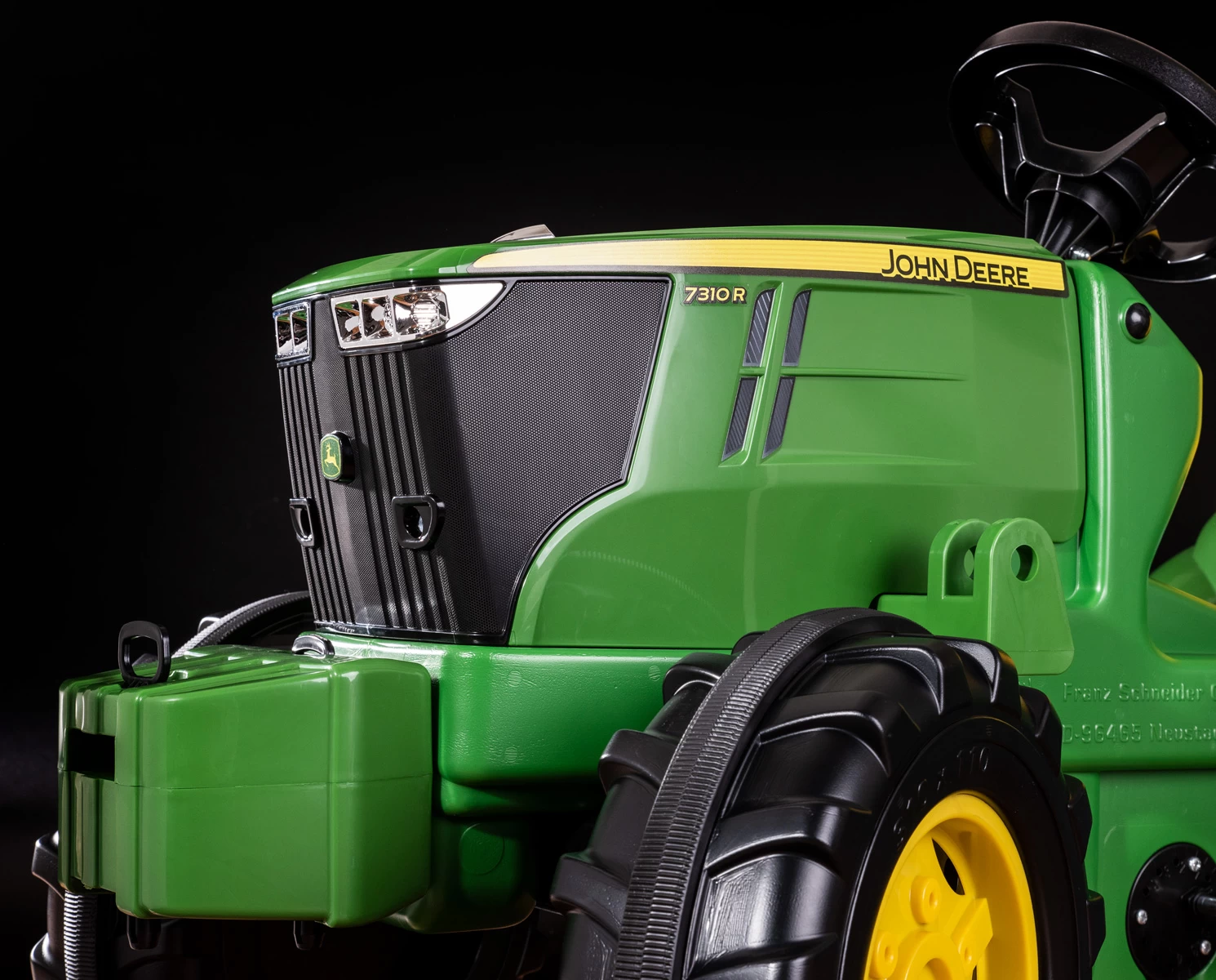 RollyFarmtrac John Deere 7310R + Rollytrac Lader JD Traptractor - Afbeelding 2